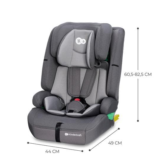 Bilbarnstol - Safety Fix 2 I-Størrelse 76-150Cm Grå 8K