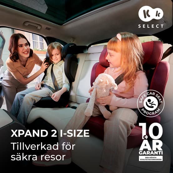 Bilbarnstol - Xpand 2 I-Størrelse 100-150 Cm Havneblå