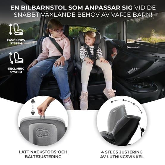 Autostol - Xpedition 2 I-Størrelse 40-150Cm Blå