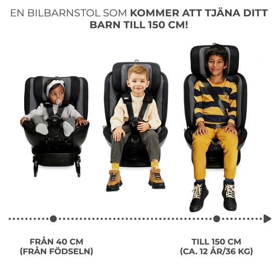 Autostol - Xpedition 2 I-Størrelse 40-150Cm Blå