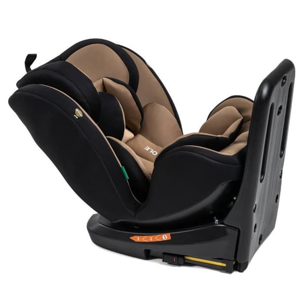 BEBELISSIMO - Isofix bilbarnstol - 360° vridbar - 40-150cm - 0-36kg - i-size EOLE - beige