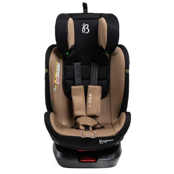 BEBELISSIMO - Isofix bilbarnstol - 360° vridbar - 40-150cm - 0-36kg - i-size EOLE - beige