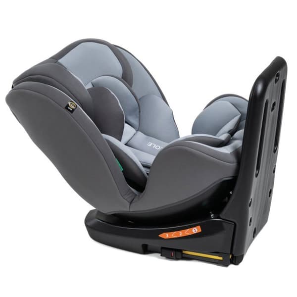 BEBELISSIMO - Isofix bilbarnstol - 360° vridbar - 40-150cm - 0-36kg - i-size EOLE - grå