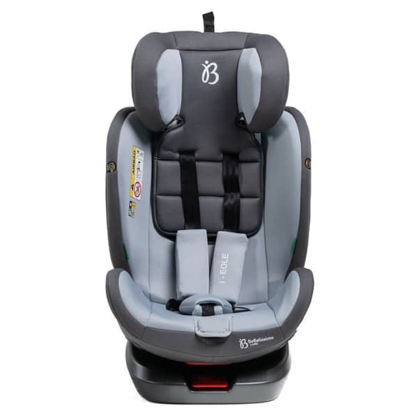 BEBELISSIMO - Isofix bilbarnstol - 360° vridbar - 40-150cm - 0-36kg - i-size EOLE - grå