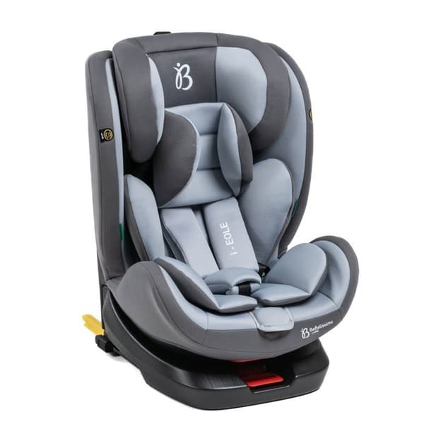 BEBELISSIMO - Isofix bilbarnstol - 360° vridbar - 40-150cm - 0-36kg - i-size EOLE - grå