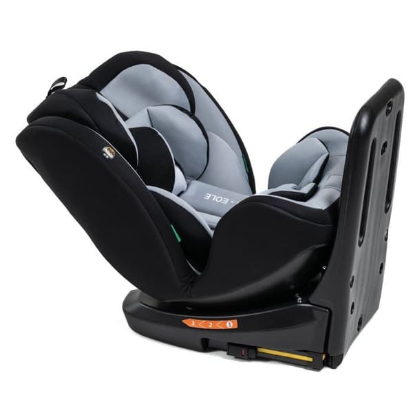 BEBELISSIMO - Isofix bilbarnstol - 360° vridbar - 40-150cm - 0-36kg - i-size EOLE - grå/svart