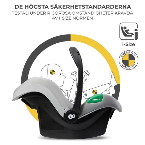 Autostol - Mink Pro I-Størrelse 40-75 Cm Grå