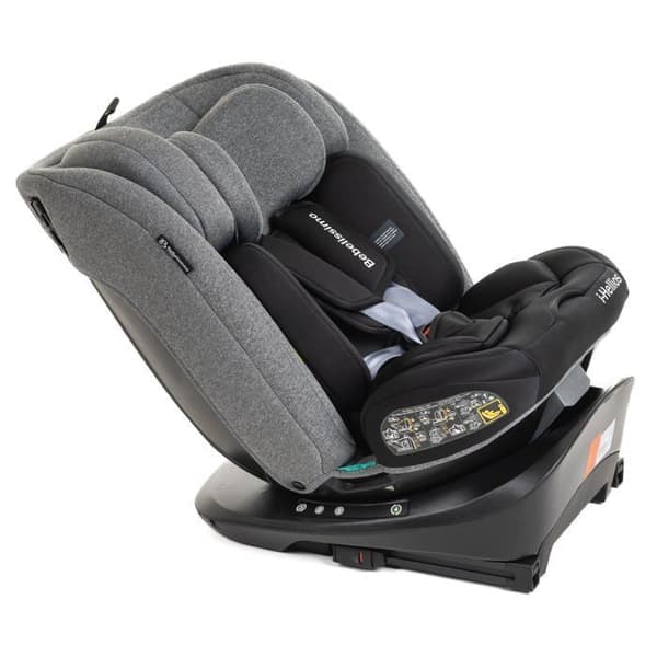 BEBELISSIMO - Bilstol Isofix - 360 ° roterande - 40-150cm - (0-36kg) - Hellios - grå / svart - R129 i-size