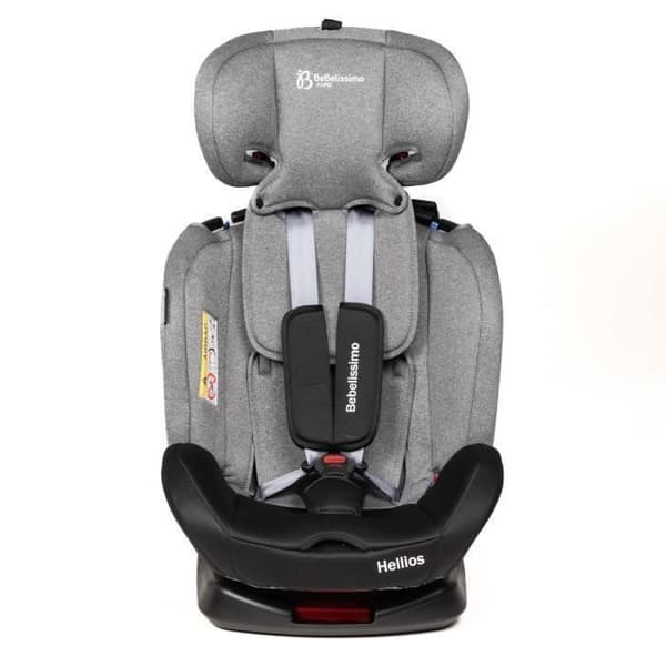 BEBELISSIMO - Bilstol Isofix - 360 ° roterande - 40-150cm - (0-36kg) - Hellios - grå / svart - R129 i-size