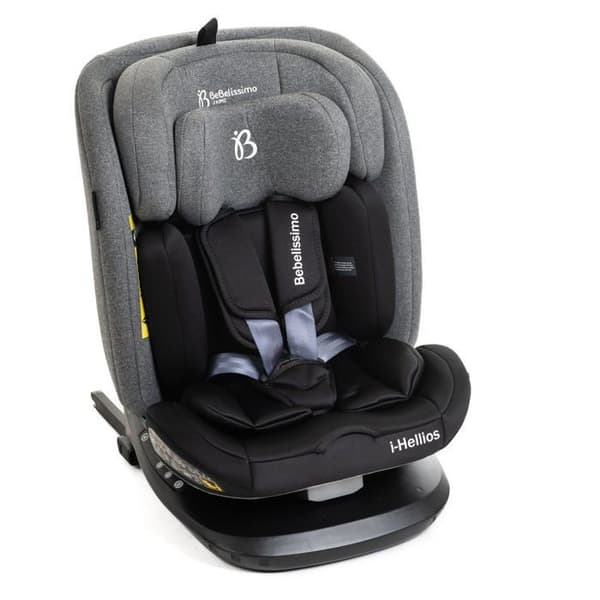 BEBELISSIMO - Bilstol Isofix - 360 ° roterande - 40-150cm - (0-36kg) - Hellios - grå / svart - R129 i-size