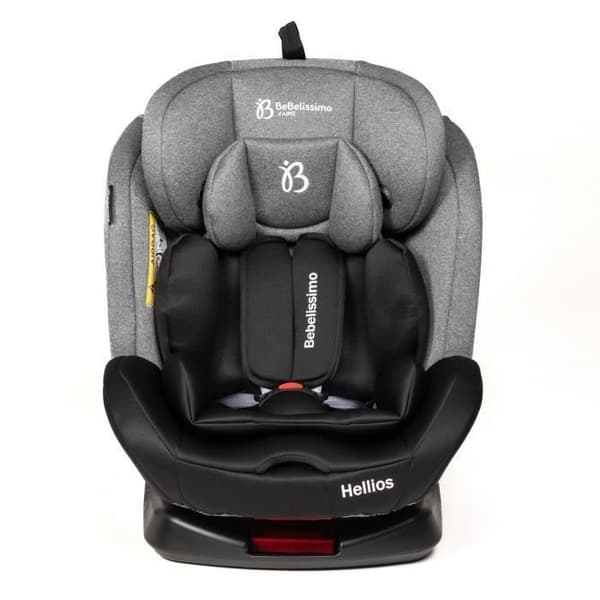 BEBELISSIMO - Bilstol Isofix - 360 ° roterande - 40-150cm - (0-36kg) - Hellios - grå / svart - R129 i-size