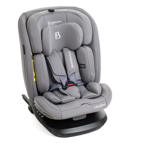 BEBELISSIMO - Bilbarnstol Isofix - 360 ° svängbar - 40-150cm - (0-36kg) - Hellios Plus - grå - R129 i-size