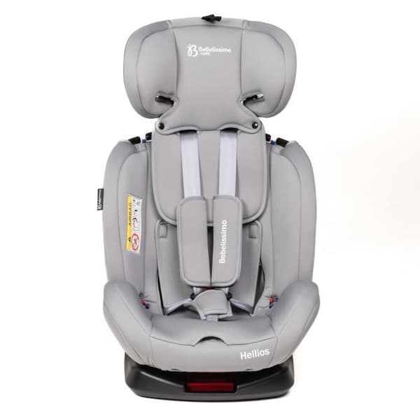 BEBELISSIMO - Bilbarnstol Isofix - 360 ° svängbar - 40-150cm - (0-36kg) - Hellios Plus - grå - R129 i-size