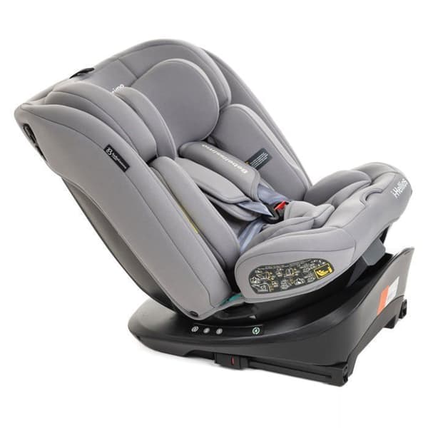 BEBELISSIMO - Bilbarnstol Isofix - 360 ° svängbar - 40-150cm - (0-36kg) - Hellios Plus - grå - R129 i-size