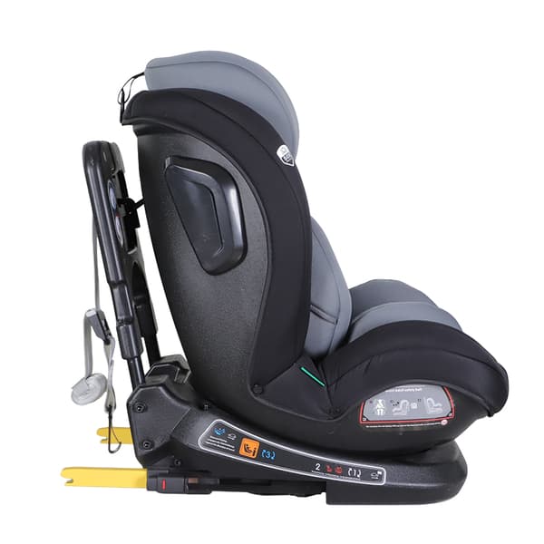 Kikid Premium Bilstol 40-150cm i-Size 360 ISOFIX R129, Svart