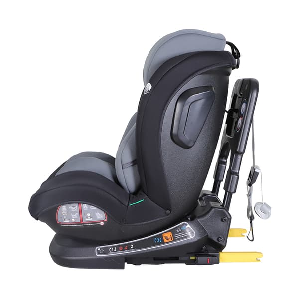 Kikid Premium Bilstol 40-150cm i-Size 360 ISOFIX R129, Svart