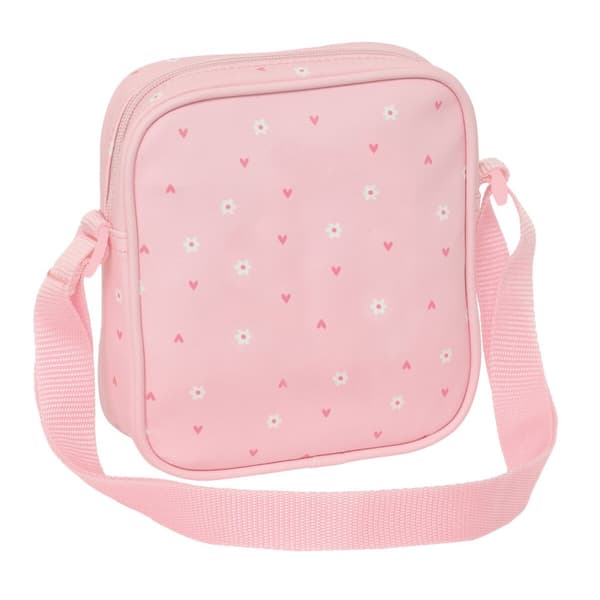 Axelväska Safta Kanin Rosa 16 x 18 x 4 cm