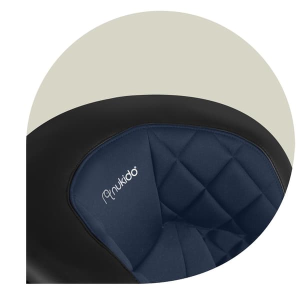 Nukido Louis Autostol Sort/Navy 15-36kg ISOFIX