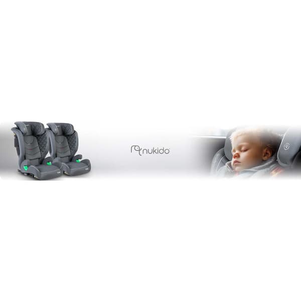 Nukido Louis autostol grå 15-36 kg ISOFIX