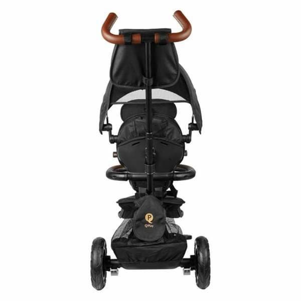 Klapvogn til baby Ocio Trends New Rito Star Deluxe Trehjulet Cykel Sort