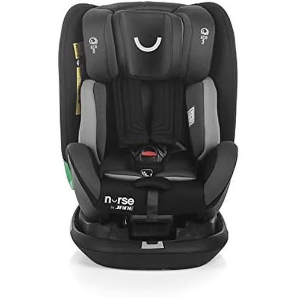 Sjuksköterskebilstol, 40-150 cm, i-Size, Isofix och Top Tether, bakåtvänd och färdriktning Installationsmöjlighet, vridbar