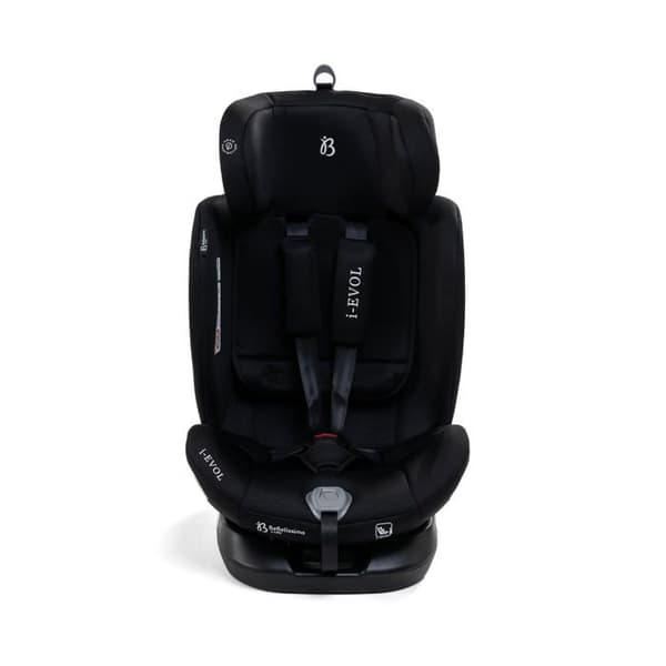 Bebelissimo - Isofix bilbarnstol - 360° vridbar - 40-150 cm - 0-36kg i- Evol - svart