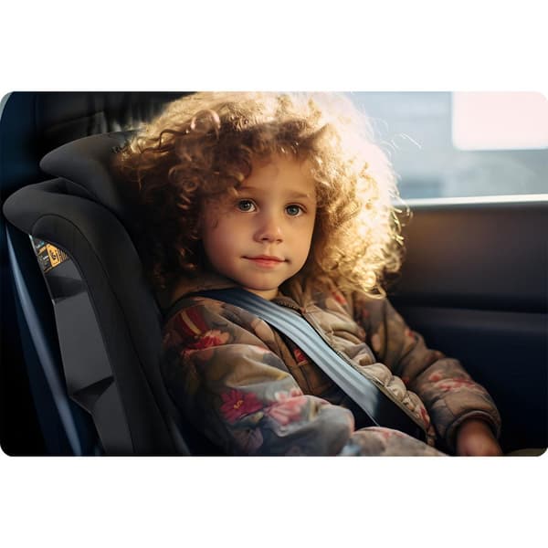 Nukido Louis pehmeä turvaistuin musta 15-36kg ISOFIX