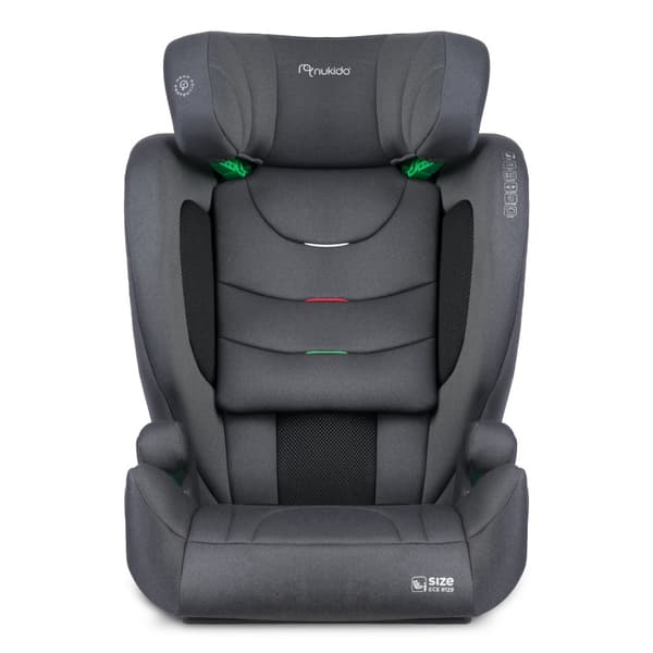 Nukido Louis Soft turvaistuin, harmaa, 15-36 kg ISOFIX