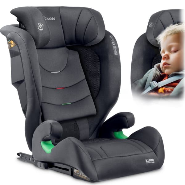 Nukido Louis Soft autostol, grå, 15-36 kg ISOFIX