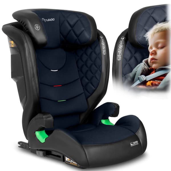 Nukido Louis turvaistuin, musta ja laivastonsininen, 15-36 kg ISOFIX