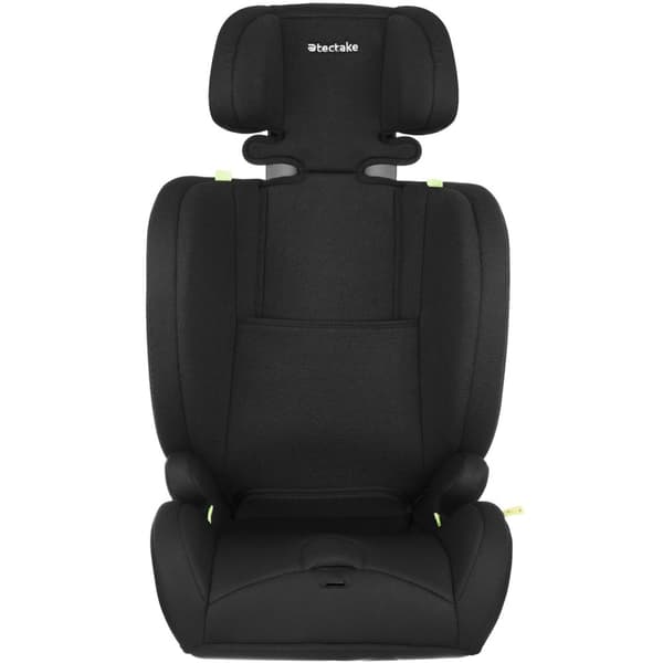 Autostol Emely, 5-punktssele, i-Size godkendelse, med ISOFIX - mørkegrå/sort
