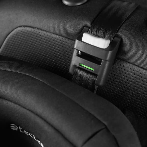 Autostol Emely, 5-punktssele, i-Size godkendelse, med ISOFIX - mørkegrå/sort