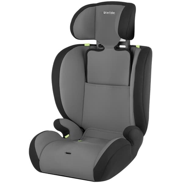 Autostol Sophie med sidekollisionsbeskyttelse - mørkegrå/sort