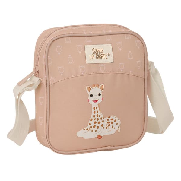 Axelväska Sophie la Girafe Beige 16 x 18 x 4 cm