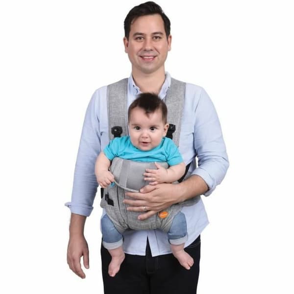 Babybærer rygsæk Dreambaby Oxford Grå + 3 år 15 kg