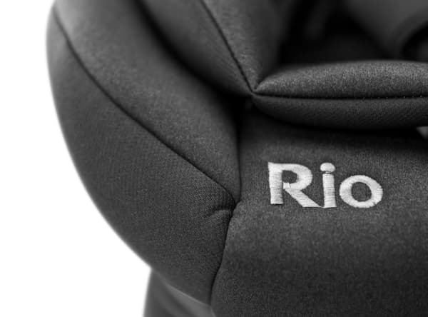 TURVAISTUIN RIO I-SIZE (40-105cm) 0-22KG - MUSTA
