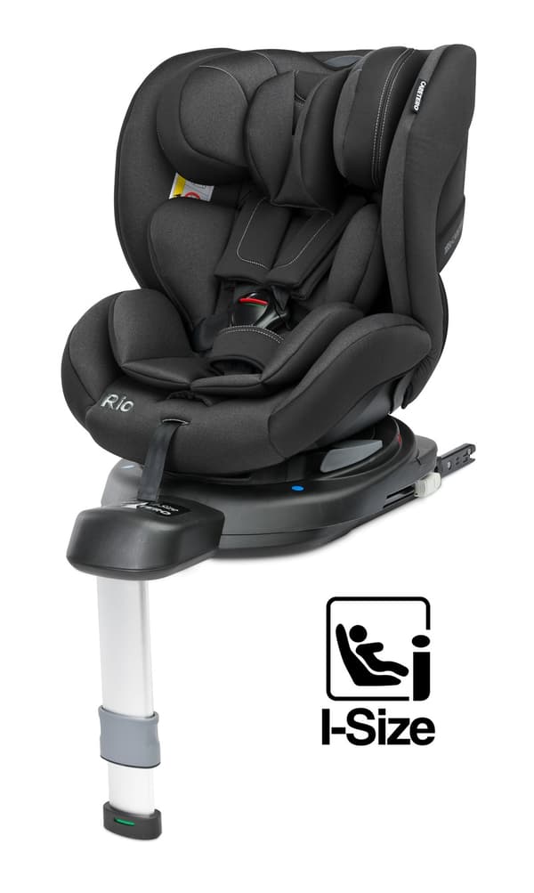 BILSÄTE RIO I-SIZE (40-105cm) 0-22 KG - SVART