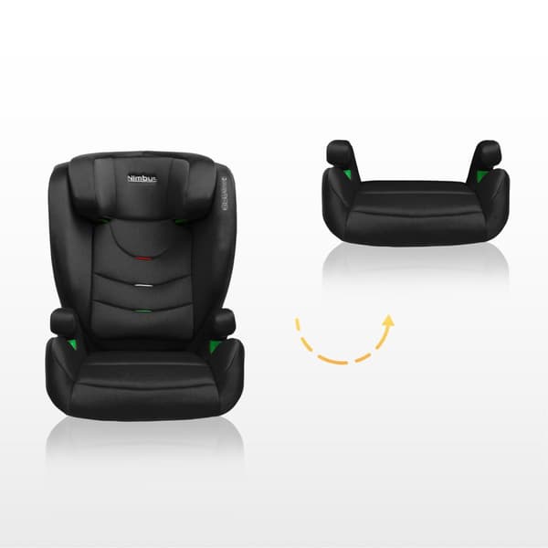 NIMBUS BILSITTNING I-STORLEK 4-12 (100-150 cm) - GRAFIT