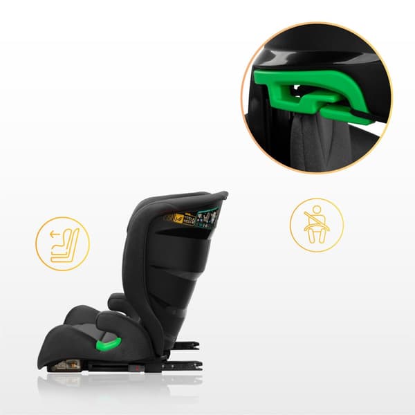 NIMBUS BILSITTNING I-STORLEK 4-12 (100-150 cm) - GRAFIT