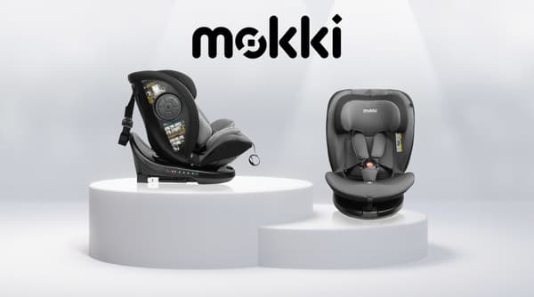 AUTOSTOL MOKKI I-SIZE - GRÅ