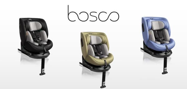 BOSCO BILSÆT I-SIZE (40-150) - SORT