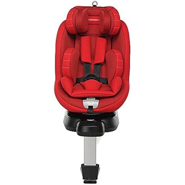 Foppapedretti Logik I-Size Isofix 360° vridbar bilbarnstol för barn från 40 till 105 cm (upp till 18 kg), röd