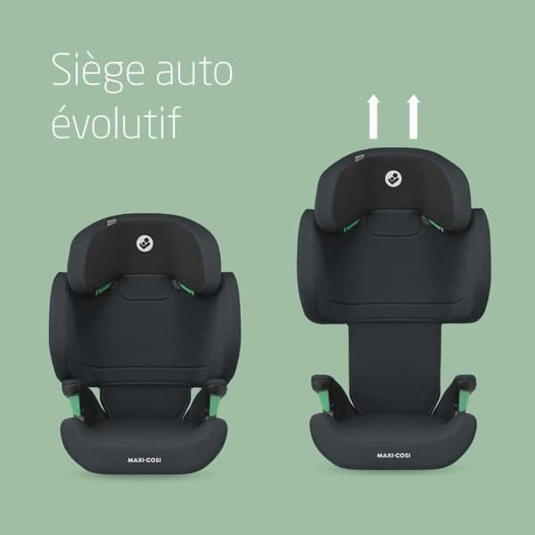 MAXI-COSI Rodifix M I-Size, Bilbarnstol Isofix Grupp 2/3, Bilstolshöjare, Evolutiv, från 15 till 36kg, från 3,5 till 12 år, Basic grey