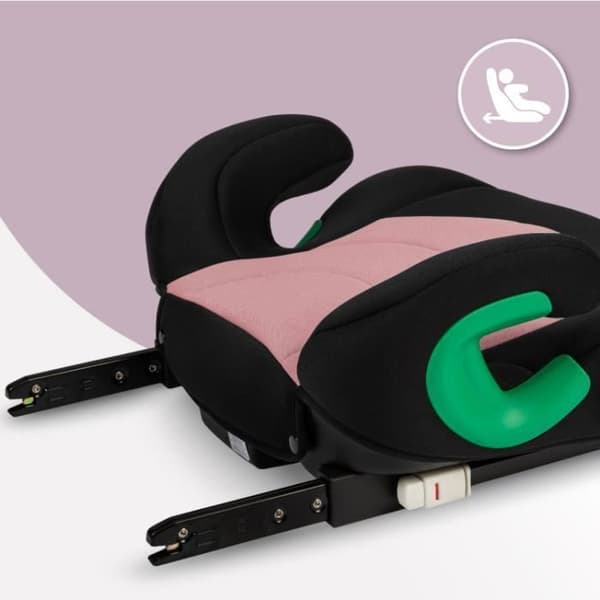 Bilbarnstol med bälte MoMi VENKO – I-SIZE 135-150cm R129 – ISOFIX – Rosa