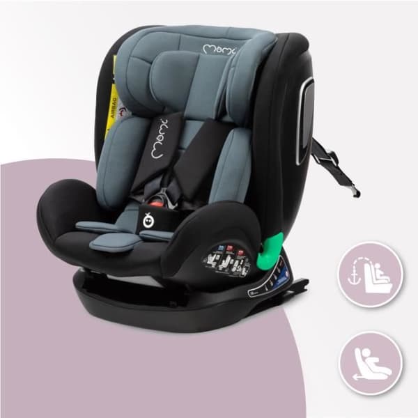 Bilbarnstol MoMi URSO - I-SIZE (40-150cm) ISOFIX TOP TETHER - Svart