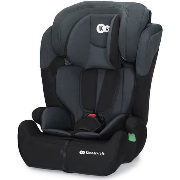 I-storlek 76-150 cm bilbarnstol - KINDERKRAFT COMFORT UP2 - Justerbart nackstöd - Snabb installation - 15 månader till 12 år - Svart