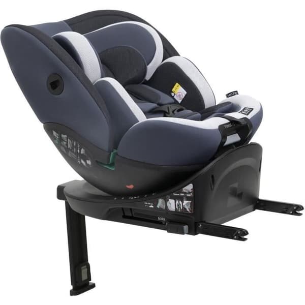 Bilstol - CHICCO - EVERONE - Grupp 0/1/2/3 - I-Storlek - Rotera - Luta - Reducerare - Silver