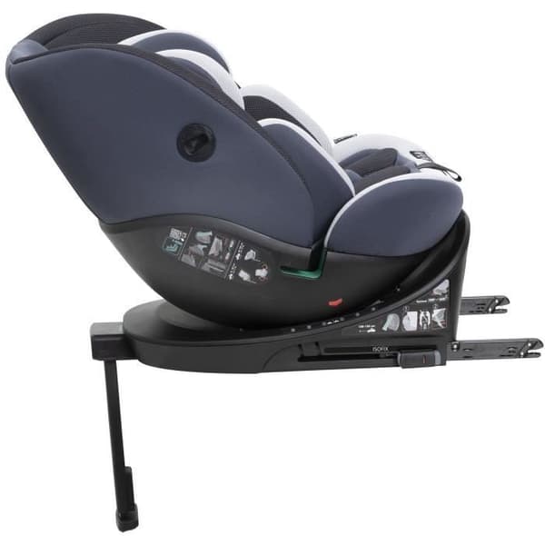 Bilstol - CHICCO - EVERONE - Grupp 0/1/2/3 - I-Storlek - Rotera - Luta - Reducerare - Silver
