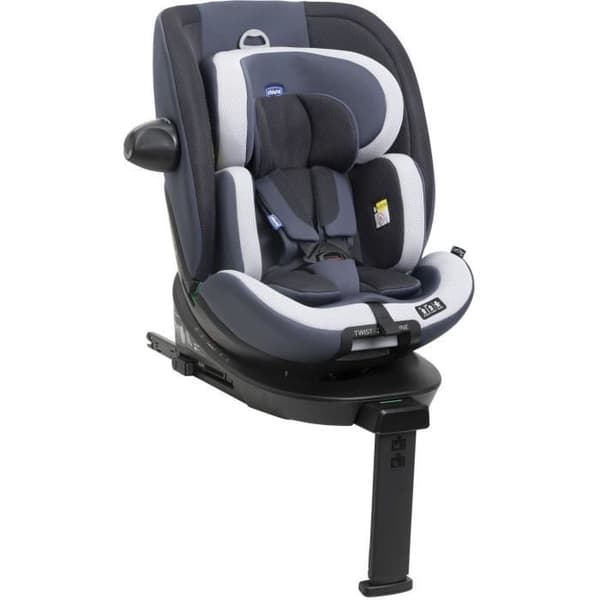 Bilstol - CHICCO - EVERONE - Grupp 0/1/2/3 - I-Storlek - Rotera - Luta - Reducerare - Silver