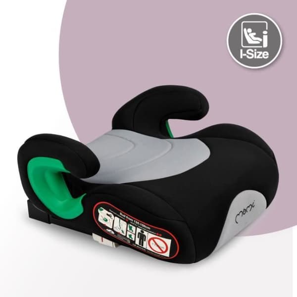 Bilbarnstol med bälte MoMi VENKO – I-SIZE 135-150cm R129 – ISOFIX – Grå